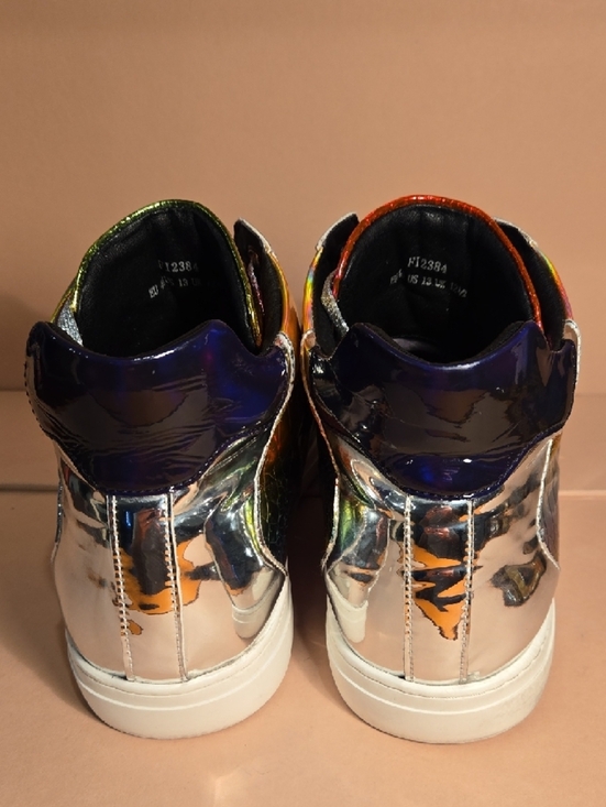 F-I2384 Multi Color Lace up High top Sneaker Encore by Fiesso main image 8
